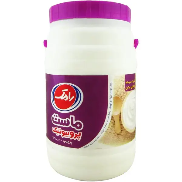 ماست پروبیوتیک پر چرب رامک - 1.8 کیلوگرم - 3
