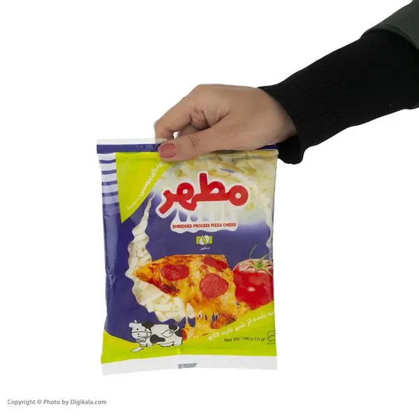 پنیر پیتزای مطهر پروسس رنده شده 180 گرم - 2