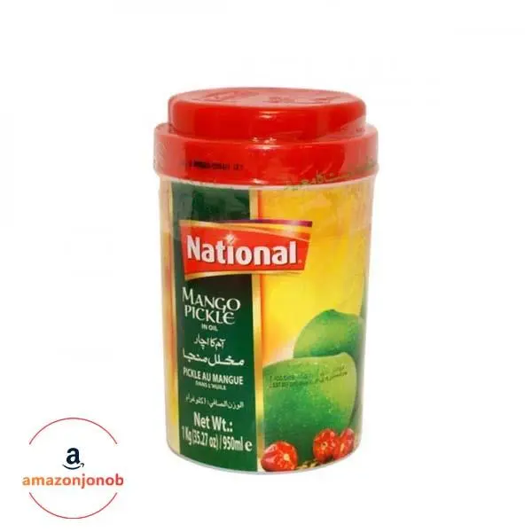 ترشی انبه روغنی نشنال 1کیلوگرمی national mango pickle 1kg - 3