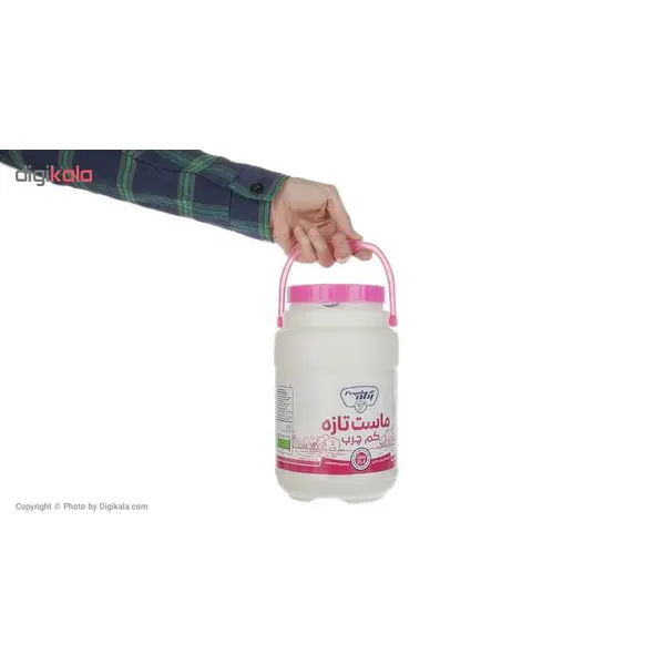ماست تازه کم چرب پگاه مقدار 2000 گرم - 5