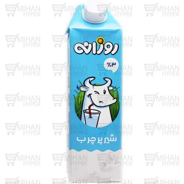 شیر پاکتی فرادما پر چرب 3% روزانه – 1 لیتر - 4