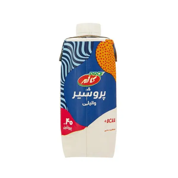 پرو شیر وانیلی مدت دار ۴۰ گرم پروتئین کاله 330 میلی لیتری - 2