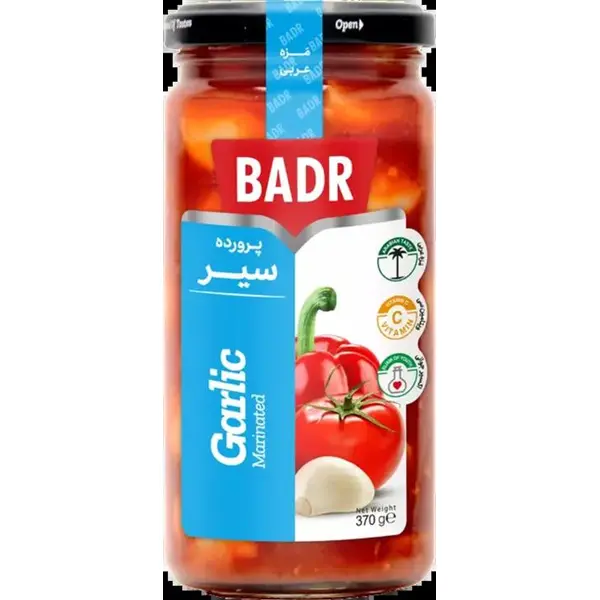 بدر ترشی سیر پرورده 380 گ - 2