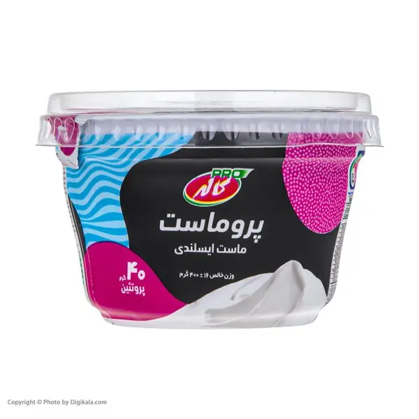 ماست ایسلندی پروماست وی کاله - 400 گرم - 6