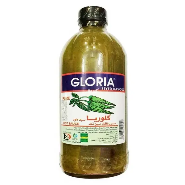 سس فلفل سبز تند 474 میلی‌لیتری گلوریا - 5