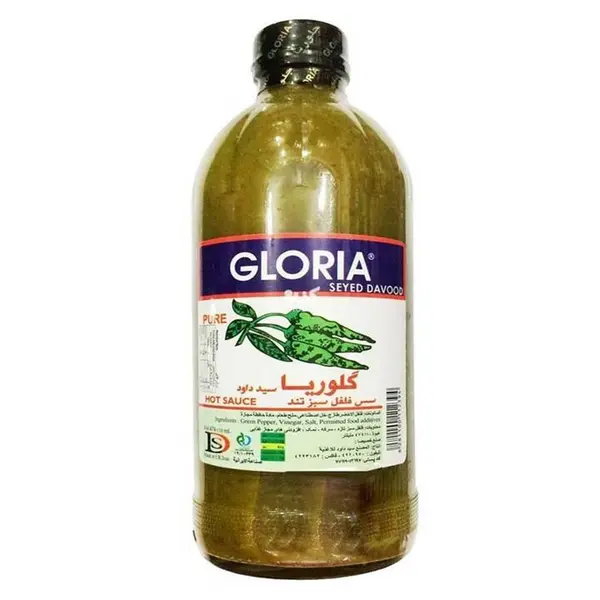 سس فلفل سبز تند 474 میلی‌لیتری گلوریا - 3