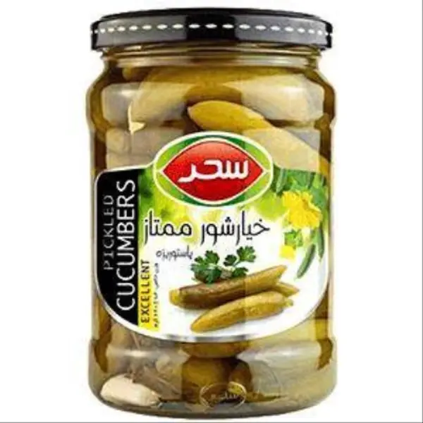 خیارشور ویژه شیشه 640 گرم سحر - 2