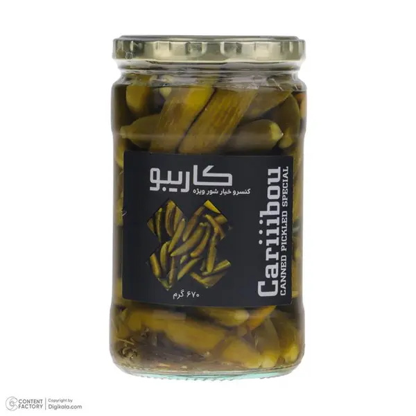 خیارشور ویژه کاریبو - 670 گرم - 4