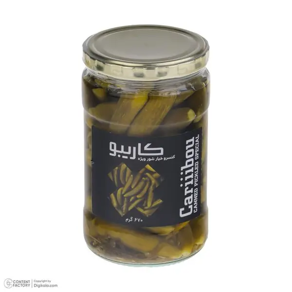 خیارشور ویژه کاریبو - 670 گرم - 5