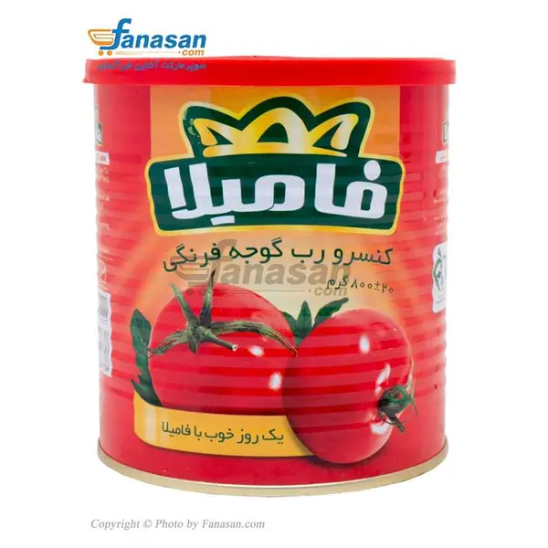 رب گوجه ‌فرنگی 800 گرمی فامیلا - 6