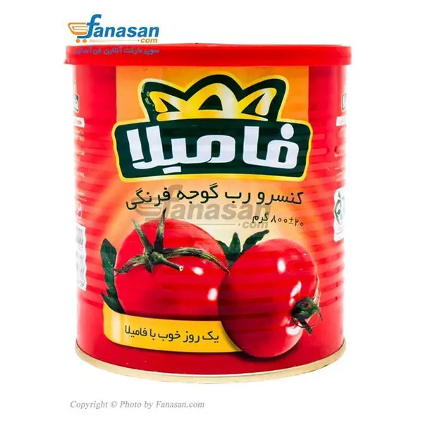 رب گوجه ‌فرنگی 800 گرمی فامیلا - 5
