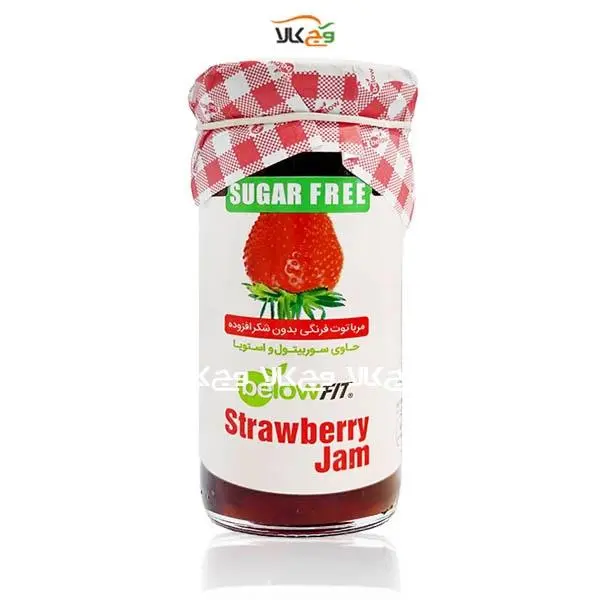 مربا توت فرنگی بدون قند (دیابتی) بیلو – ۳۰۰ گرمی - 2
