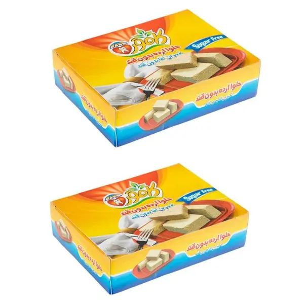 حلوا ارده رژیمی بدون قند کامور 170 گرم - 4