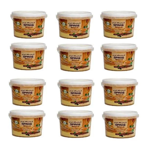 کره بادام زمینی رژیمی کرانچی اسپراس - 250 گرم بسته 12عددی - 2