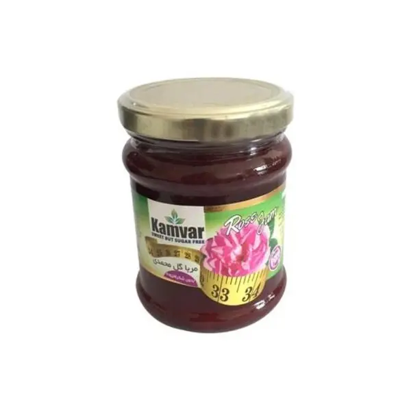 مربا گل سرخ رژیمی بدون شکر کامور - 280 گرم - 3