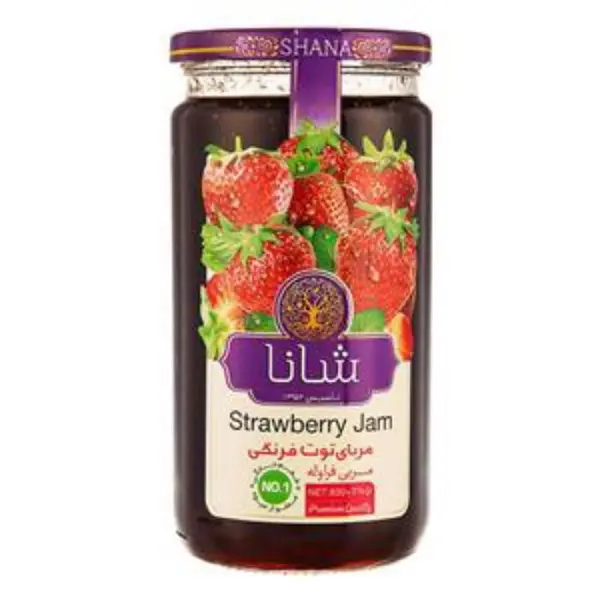 مربا توت فرنگی شانا - 830 گرم