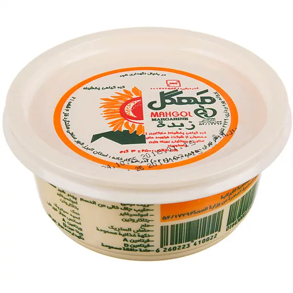 کره گیاهی مارگارین کم چرب غنی شده با ویتامین D مهگل 250 گرمی - 3