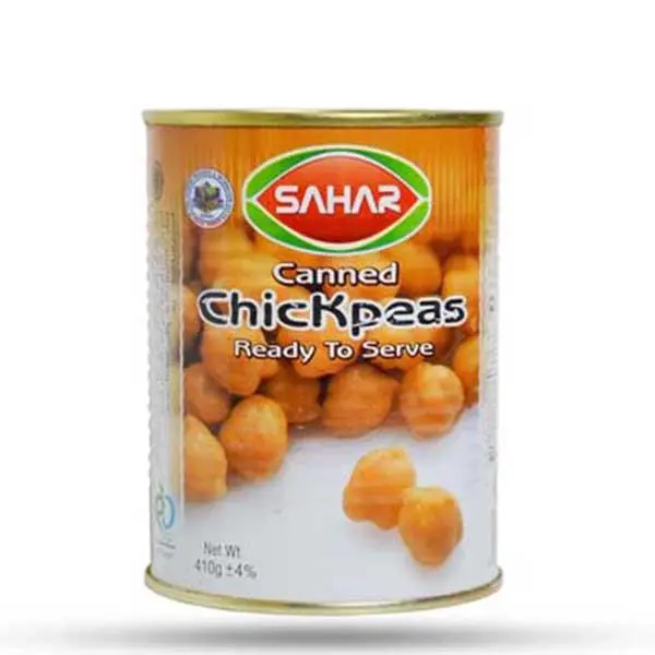کنسرو نخود آبگوشتی قوطی ایزی اپن ۴۱۰ گرمی سحر - 5