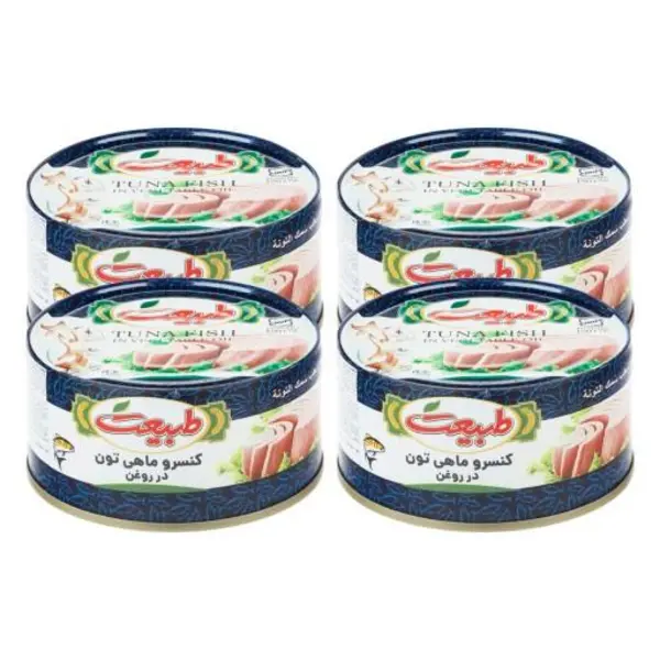 کنسرو ماهی تن در روغن گیاهی طبیعت  180 گرمی - 4