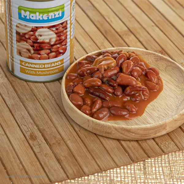 کنسرو لوبیا چیتی با قارچ مکنزی - 400 گرم - 2