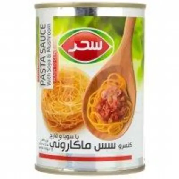 کنسرو سس ماکارونی با سویا و قارچ سحر - 400 گرم - 4