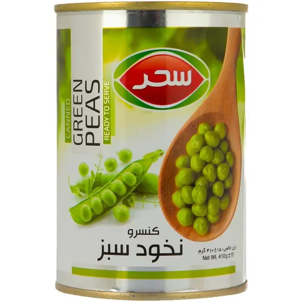کنسرو نخود سبز سحر 410 گرم - 4