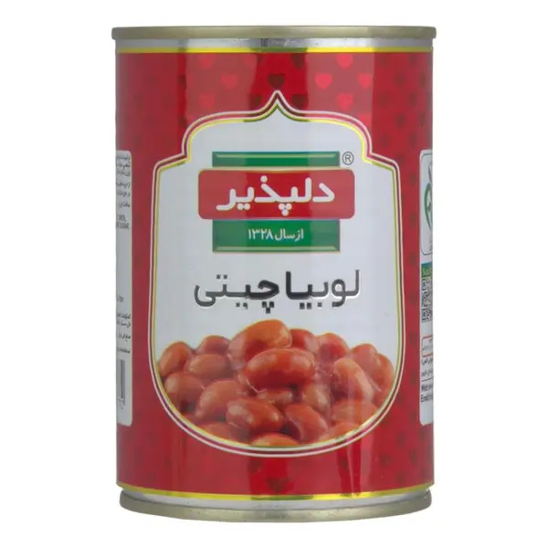 کنسرو لوبیا چیتی دلپذیر مقدار 420 گرم - 6