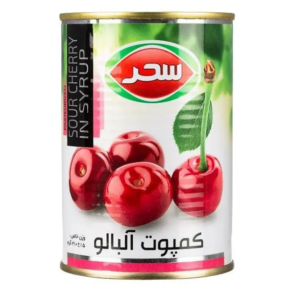 کمپوت گیلاس سحر - 420 گرم - 6