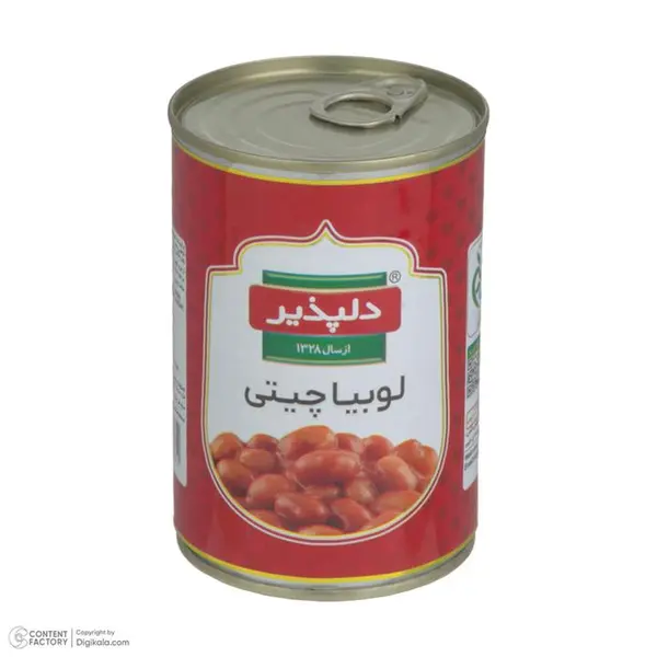 کنسرو لوبیا چیتی دلپذیر مقدار 420 گرم - 4