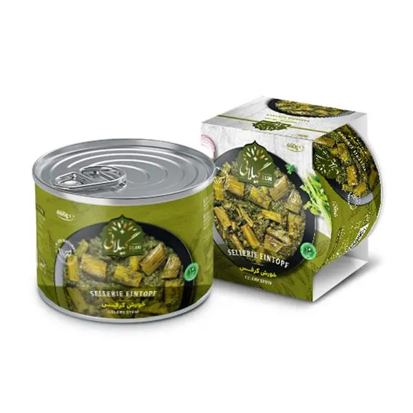 کنسرو خورش کرفس بدون گوشت گیلانی - 460 گرم - 3