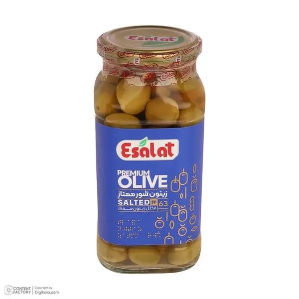 زیتون شور ممتاز اصالت مقدار - 600 گرم - 4