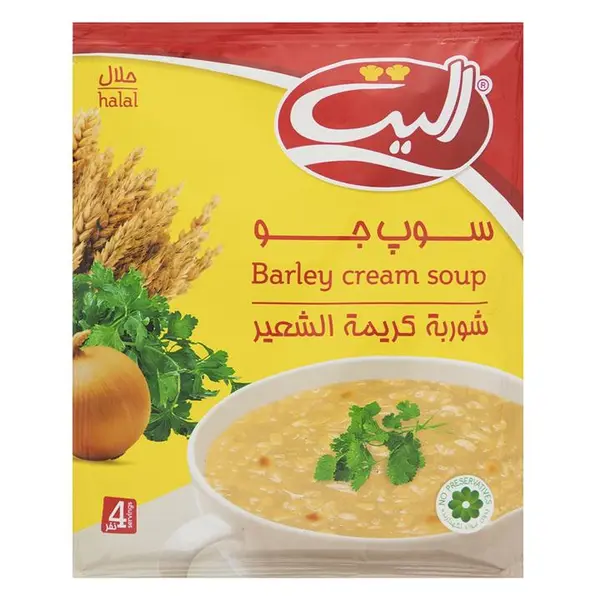 سوپ نیمه آماده جو الیت مقدار 68 گرم - 2