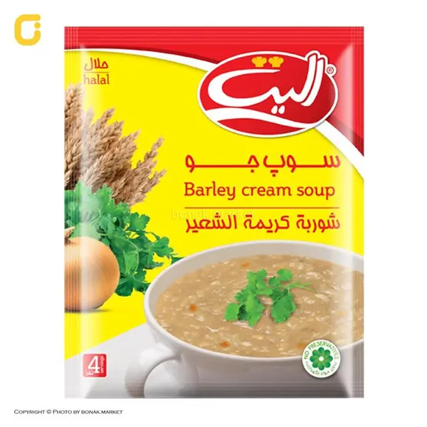 سوپ نیمه آماده جو الیت مقدار 68 گرم - 3