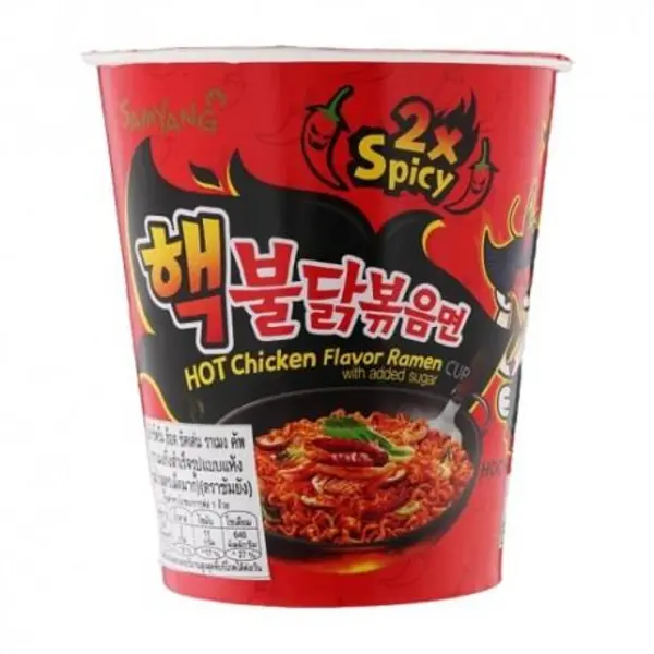 نودل لیوانی کره ای مرغ دبل اسپایسی بولداک سامیانگ 70 گرم samyang - 3
