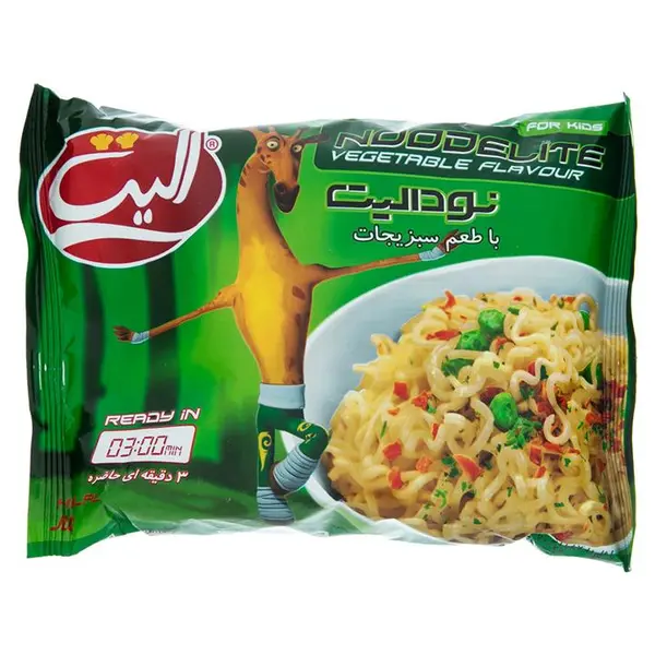 نودالیت با طعم سبزیجات الیت 75 گرمی - 4