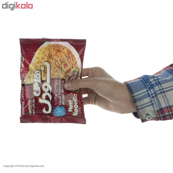 نودل هاتی کارا با طعم گوشت - 77 گرم - 3