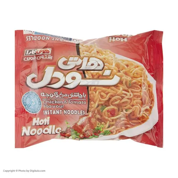 نودل هاتی کارا با طعم مرغ و گوجه - 77 گرم مجموعه 5 عددی - 4