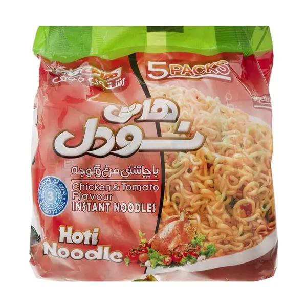 نودل هاتی کارا با طعم مرغ و گوجه - 77 گرم مجموعه 5 عددی - 6