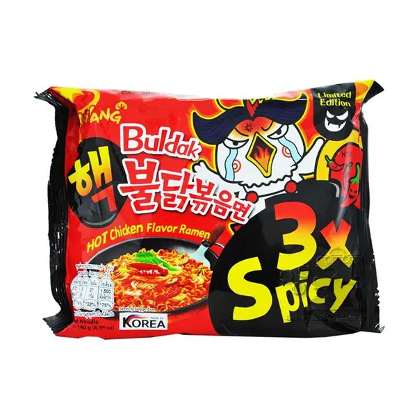 نودل تریپل اسپایسی سامیانگ Samyang 3X Spicy وزن 140 گرم - 2