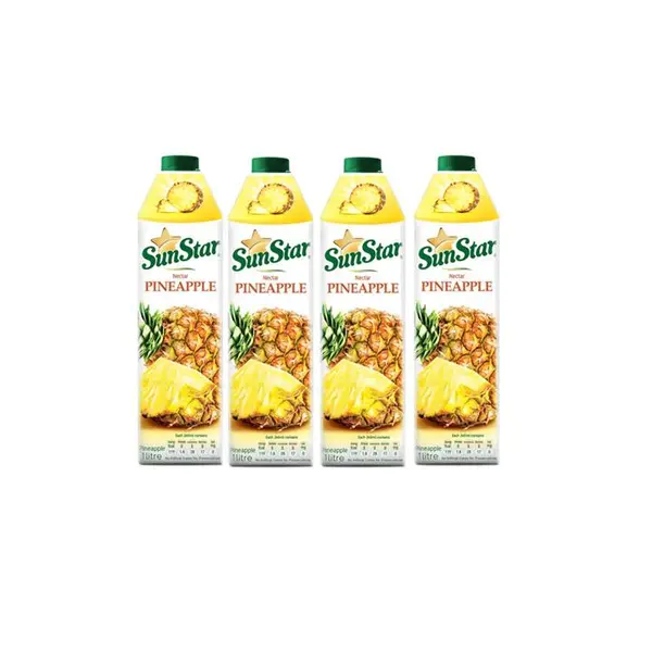 آبمیوه طبیعی پینا کولادا (آناناس و نارگیل) سان استار 1 لیتری - 2