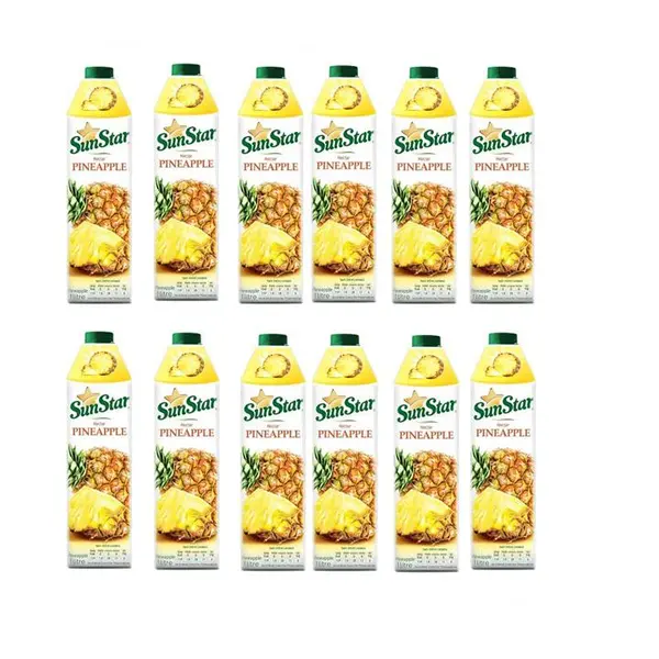 آبمیوه طبیعی پینا کولادا (آناناس و نارگیل) سان استار 1 لیتری - 6