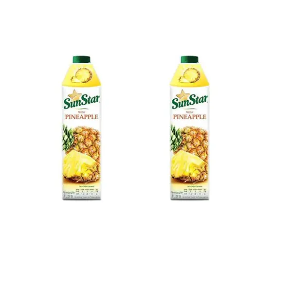 آبمیوه طبیعی پینا کولادا (آناناس و نارگیل) سان استار 1 لیتری - 3