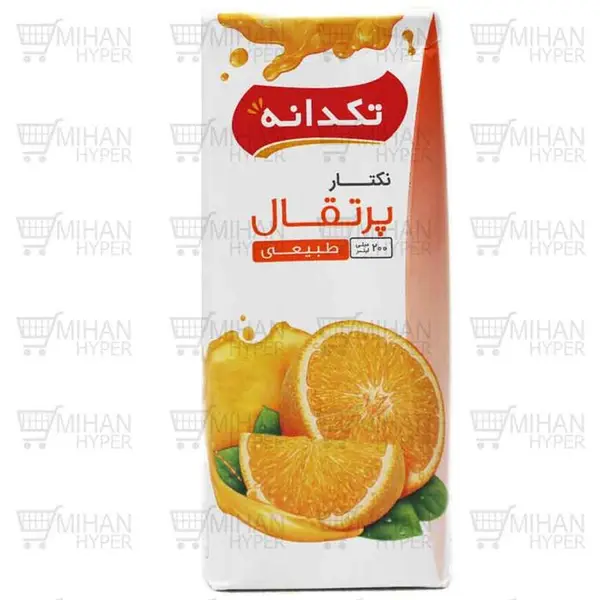 آب پرتقال تکدانه 200 میلی‌لیتری - 4