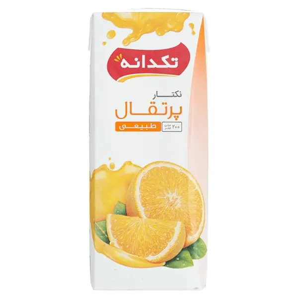 آب پرتقال تکدانه 200 میلی‌لیتری - 2