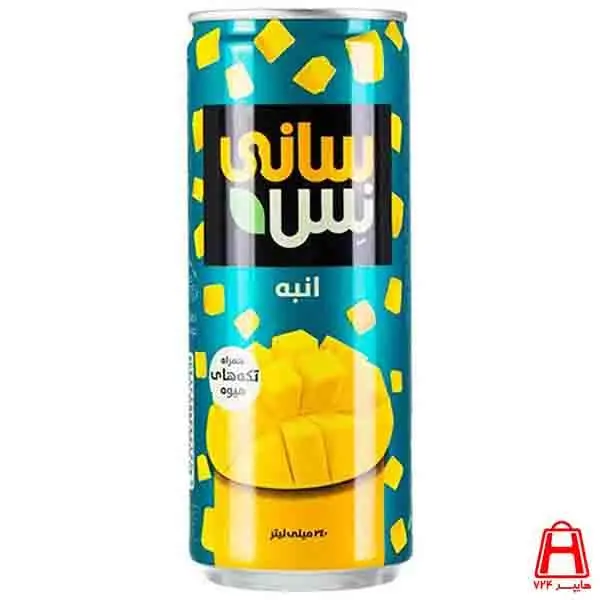 نوشیدنی سانی نس با طعم انبه  - 240 میلی لیتر - 6