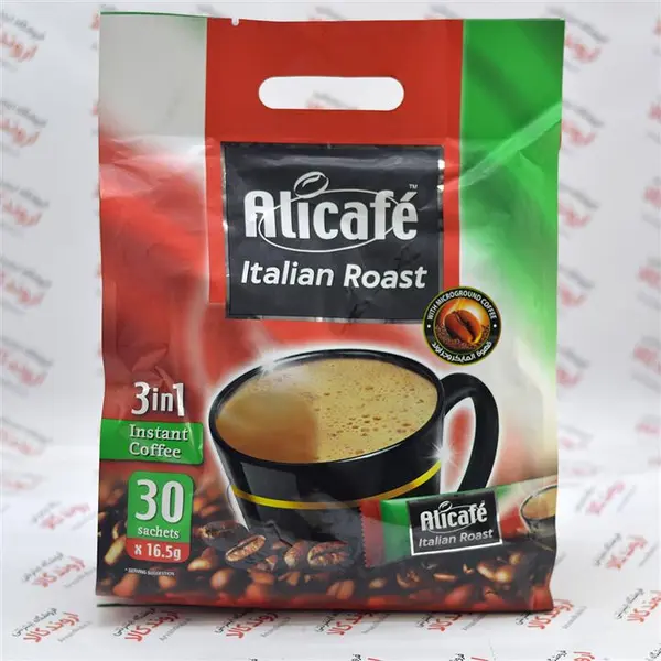کافی میکس سه در یک 3۰ عددی ایتالیایی علی کافه Alicafe italian roast - 5