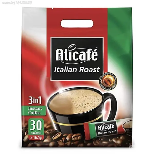 کافی میکس سه در یک 3۰ عددی ایتالیایی علی کافه Alicafe italian roast - 4