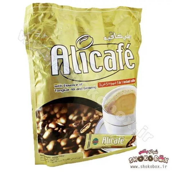کافی میکس علی کافه طلایی 5 در 1 تعداد 20 عددی alicafe - 5