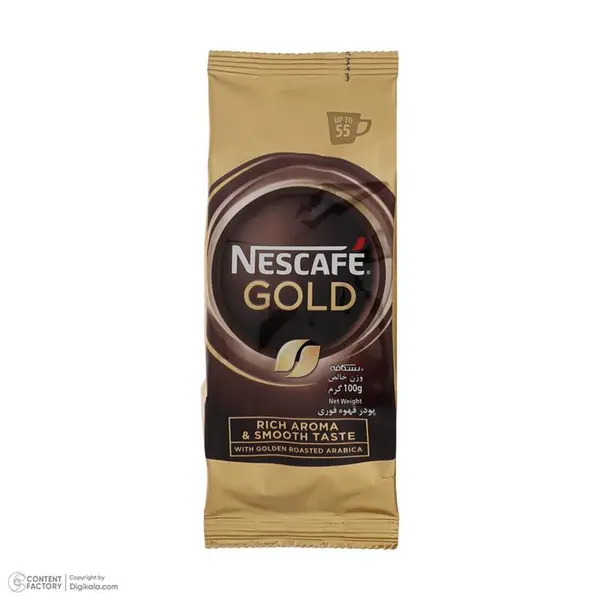 قهوه فوری نسکافه گلد (Nescafe Gold) مقدار 100 گرم - 3