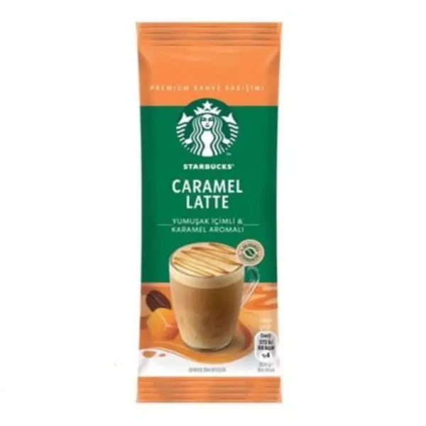 قهوه فوری استارباکس starbucks مدل کارامل لاته caramel latte پک 10 ساشه ای - 4